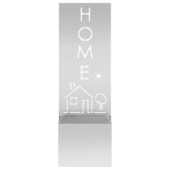 Schermo per privacy in giardino Traforo Argento 50 x 140 cm 876495