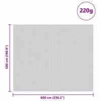 Copertura per silo Verde 6 x 5 m HDPE 42011533
