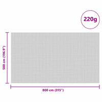 Copertura per silo Verde 8 x 5 m HDPE 42011534