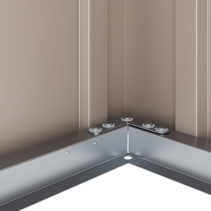 Scatola di Stoccaggio per Giardino Nero 101 x 56,5 x 50 cm 42011277