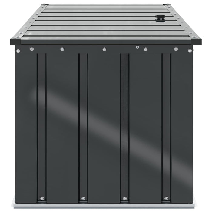 Scatola di Stoccaggio per Giardino Nero 101 x 56,5 x 50 cm 42011277