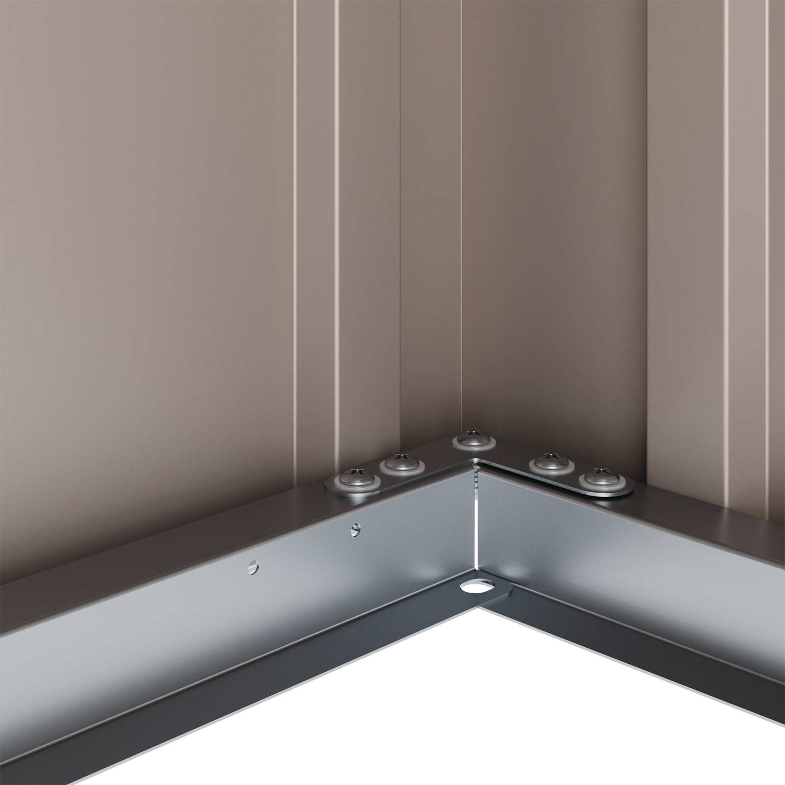 Scatola di Stoccaggio per Giardino Nero 101 x 82 x 50 cm 42011278