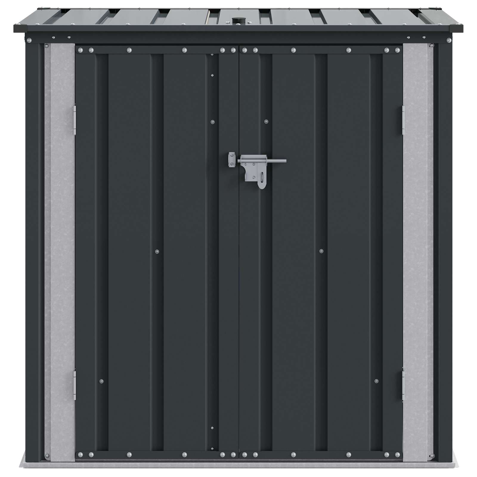 Scatola di Stoccaggio per Giardino Nero 101,5 x 57 x 100,5 cm 42011279