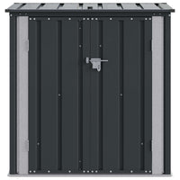 Scatola di Stoccaggio per Giardino Nero 101,5 x 57 x 100,5 cm 42011279