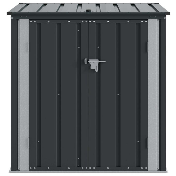 Scatola di Stoccaggio per Giardino Nero 101,5 x 82 x 100 cm 42011280