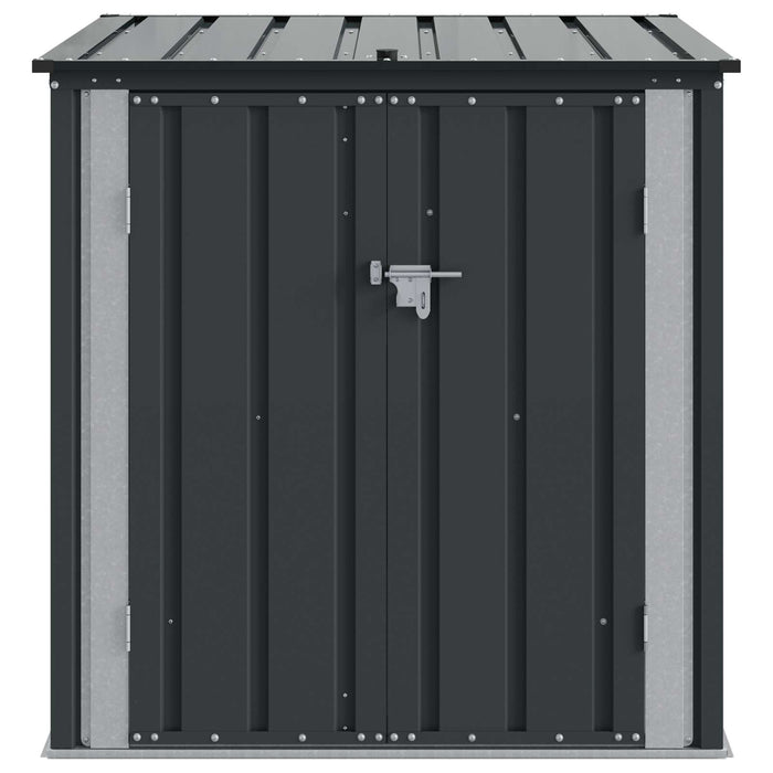 Scatola di Stoccaggio per Giardino Nero 101,5 x 107 x 100 cm 42011281