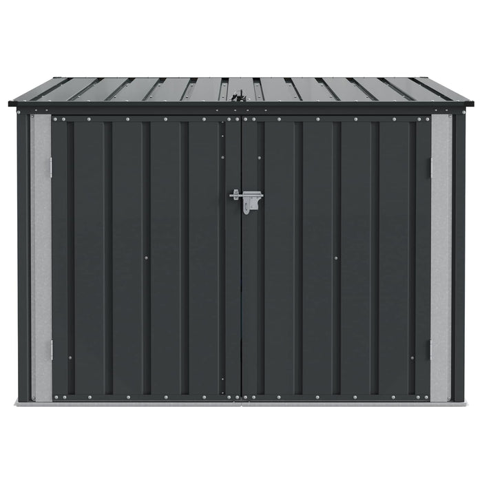 Scatola di Stoccaggio per Giardino Nero 151,5 x 107 x 100 cm 42011282