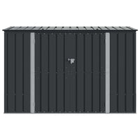 Scatola di Stoccaggio per Giardino Nero 214 x 82 x 132 cm 42011285