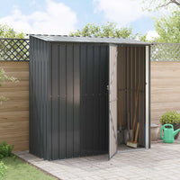 Casette da giardino Antracite 203 x 85,5 x 200 cm Metallo 42011303