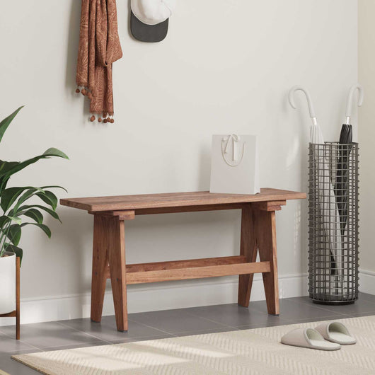 panchina Naturale 100 x 30 x 50 cm Legno massello di recupero 42012362