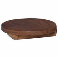 Sgabello per Piante 3 pcs Marrone Legno di Mogano 42012375