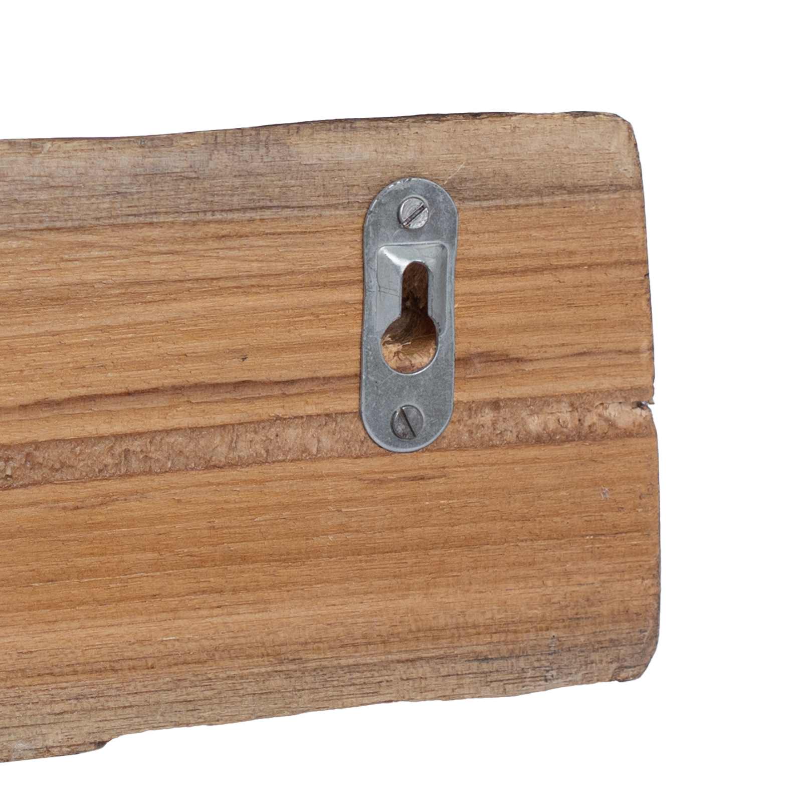 Gancio Marrone 50 x 8 x 12 cm Legno Recuperato Massello 42012380