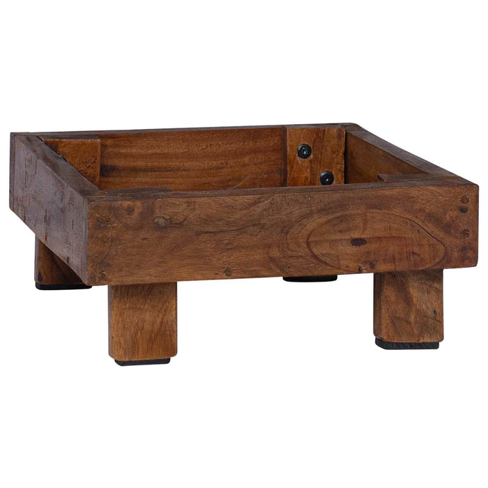 Supporto per piante 3 pcs Marrone Legno di Mogano 42012382