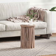 Pouf Naturale 30 x 30 x 45 cm Legno di teak solido 42012387