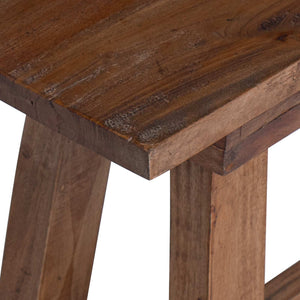 panchina Naturale 50 x 26 x 45 cm Legno di Mogano 42012394