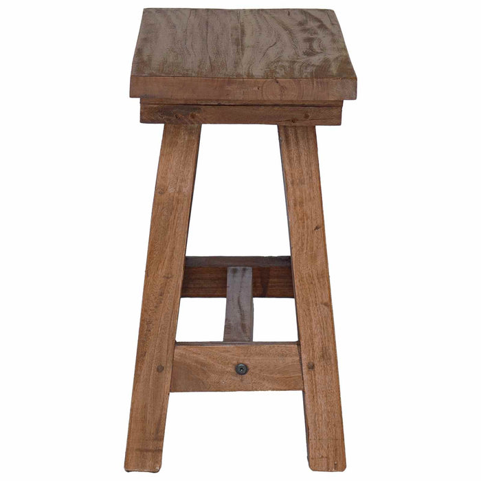 panchina Naturale 50 x 26 x 45 cm Legno di Mogano 42012394