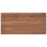 panchina Naturale 50 x 26 x 45 cm Legno di Mogano 42012394