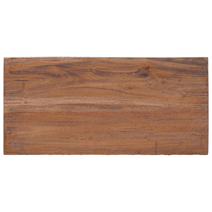 panchina Naturale 50 x 26 x 45 cm Legno di Mogano 42012394