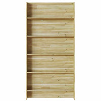 Stand per piante da giardino  a 5 livelli 90x15x180 cm in legno impregnato di pino. 42013031