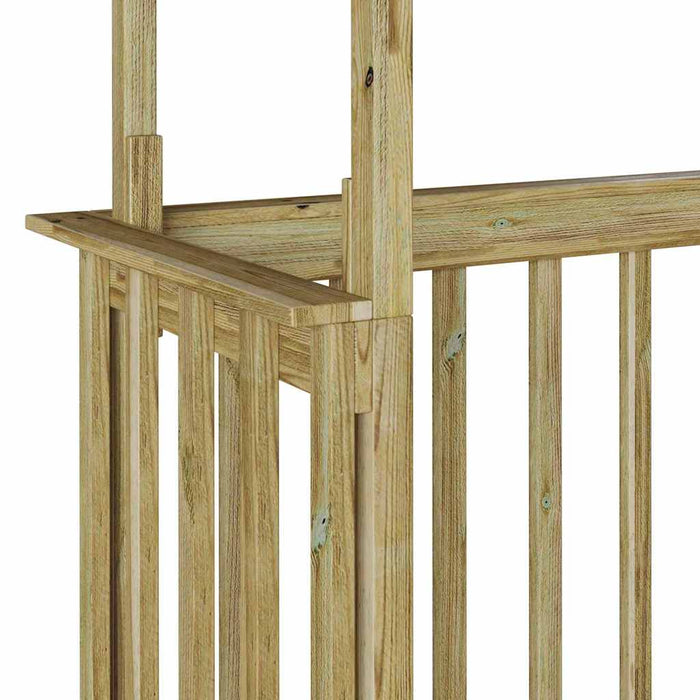 Casetta per barbecue Marrone 133.5 x 63 x 200 cm 42013037