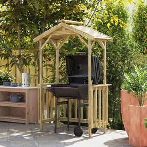 Casetta per barbecue Marrone 133.5 x 63 x 200 cm 42013037