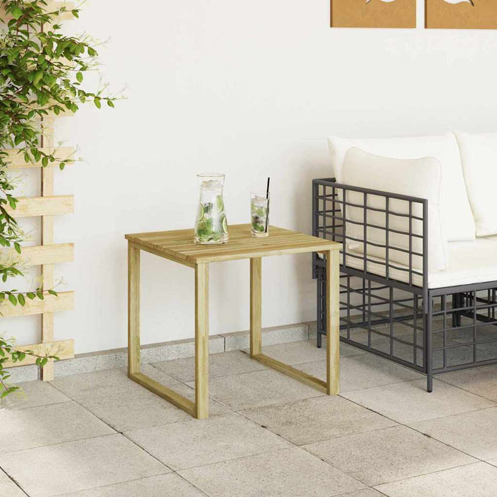 Tavolo per lettini , 50.5x50.5x46 cm, in pino impregnato. 42013039