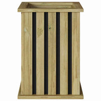 vidaXL Fioriera Marrone 33 x 33 x 45 cm Legno di pino impregnato