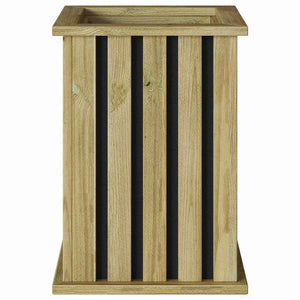 vidaXL Fioriera Marrone 33 x 33 x 45 cm Legno di pino impregnato