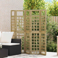 Schermo divisorio 5 pcs Marrone 200 x 180 cm 3385876