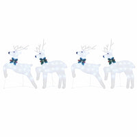 Renne LED 4 pcs Argento Tessuto 3385894