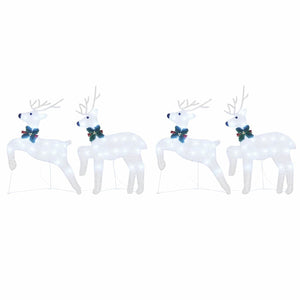 Renne LED 4 pcs Argento Tessuto 3385894