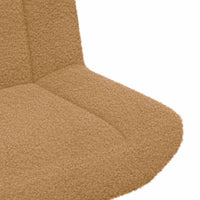 vidaXL Sedia girevole Beige 63 x 75 x 76 cm Tessuto
