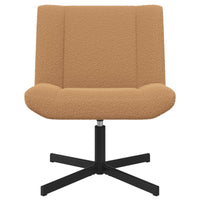 Sedia girevole Beige 63 x 75 x 76 cm Pelle di Pecora 42015916