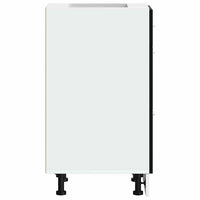 Base per Cucina con cassetto Riga Rovere Nero 40 x 46 x 81,5 cm 876659