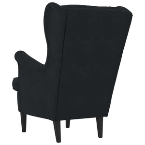 Poltrona Nero 71 x 92 x 91 cm Velluto 42012826