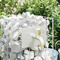 Colonna Gabion Argento 25 x 25 x 50 cm Acciaio inossidabile 42013413