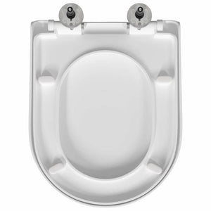 vidaXL Sedile del WC Bianco 48 x 36.5 x 4.5 cm Polipropilene