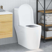 vidaXL Sedile del WC Bianco 48 x 36.5 x 4.5 cm Polipropilene