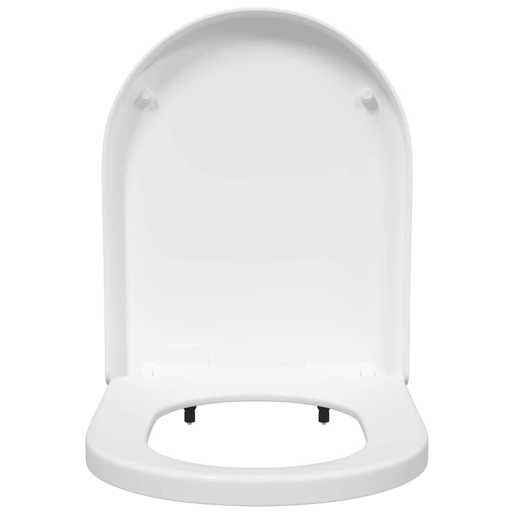 vidaXL Sedile del WC Bianco 48 x 36.5 x 4.5 cm Polipropilene