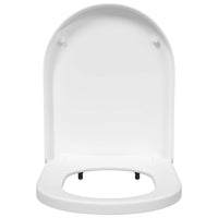 vidaXL Sedile del WC Bianco 48 x 36.5 x 4.5 cm Polipropilene