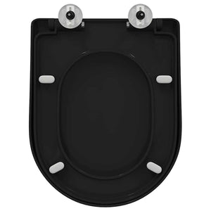 Sedile del WC Nero 48 x 36.5 x 4.5 cm Polipropilene 42015816