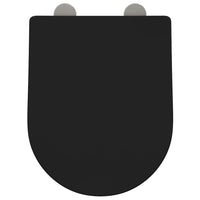 Sedile del WC Nero 48 x 36.5 x 4.5 cm Polipropilene 42015816