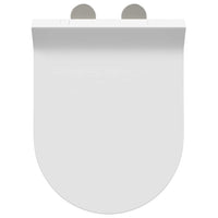 WC adatto per Sedile Bianco 50 x 36 x 5 cm Polipropilene 42015817