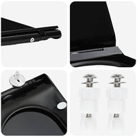 WC adatto per Sedile Nero 50 x 36 x 5 cm Polipropilene 42015818