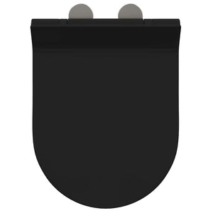 WC adatto per Sedile Nero 50 x 36 x 5 cm Polipropilene 42015818