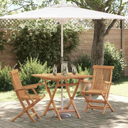 vidaXL Set da pranzo da giardino 2 pcs Marrone Legno massello di teak