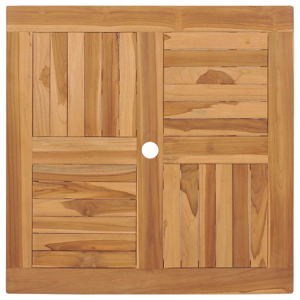 vidaXL Set da pranzo da giardino 2 pcs Marrone Legno massello di teak