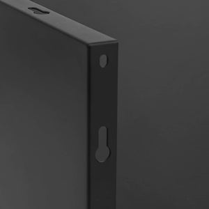 vidaXL Scatola per trappole per proiettili Nero 29 x 22 x 20 cm