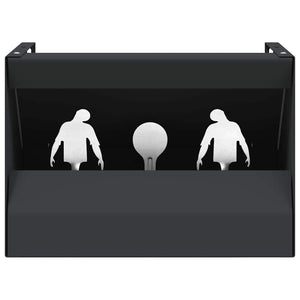 vidaXL Scatola per trappole per proiettili Nero 29 x 22 x 20 cm