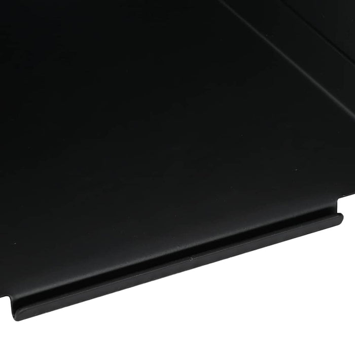 vidaXL Trappola per pallini Nero 17 x 17 cm Acciaio